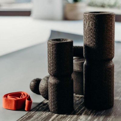 Behandlungstools, Stretch-Band und Blackrolls