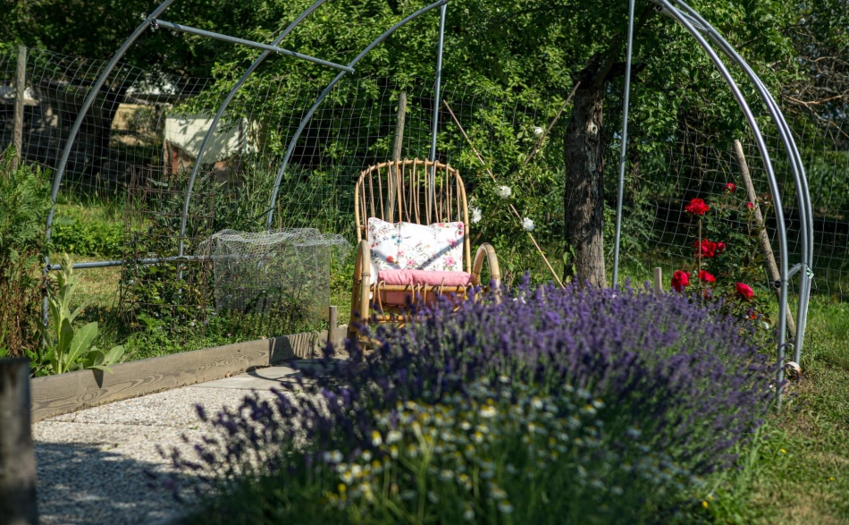 Ruheplätze am Bauernhof der Sonnenoase